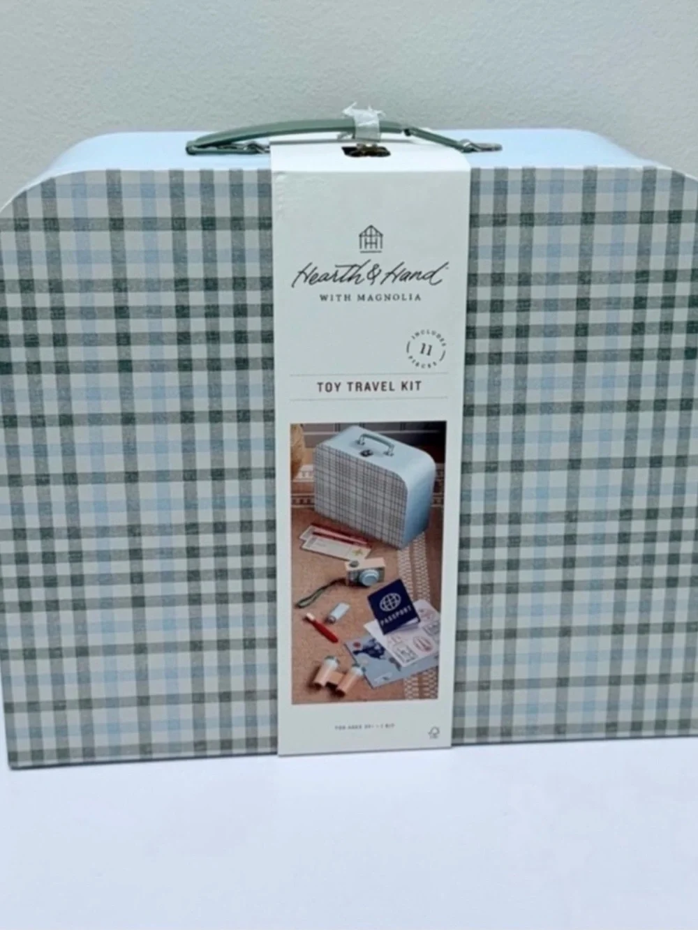 New! Kid's Toy Suitcase with Travel Accessories - Hearth & Hand™ with Magnolia